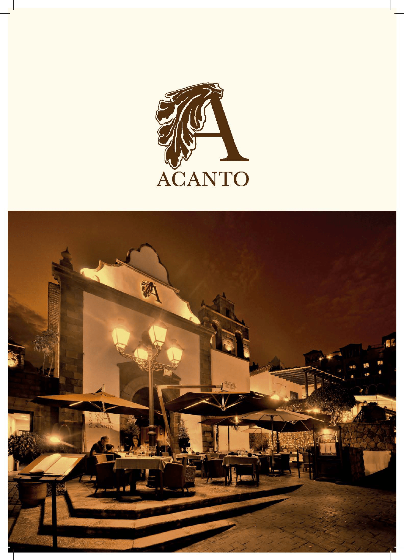 ACANTO MENU