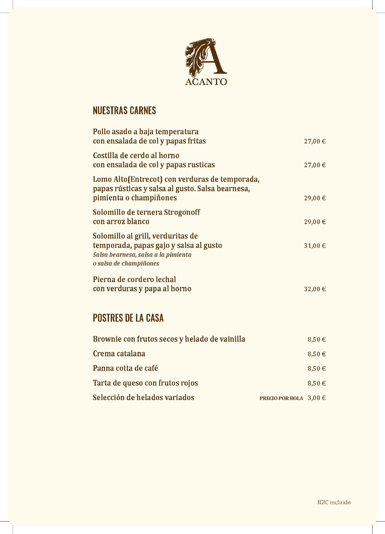 CARTA ACANTO